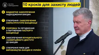 10 кроків для захисту людей: Порошенко оприлюднив розширений план боротьби з ковідом