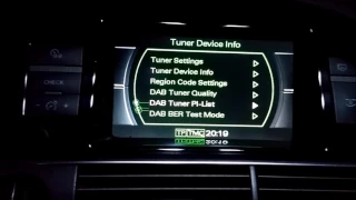 AUDI A6 C6 4F Green menu MMI Plus color