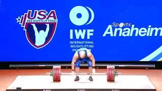 AMAZING clean&jerk World Weightlifting Championships 2017 Krzysztof Zwarycz Men 85 kg