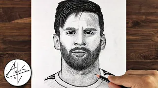 How to Draw MESSI | Drawing Tutorial (step by step)