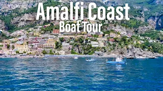 Amalfi Coast, Italy - Boat Tour - August 2021 - 4K-HDR - Amalfi To Positano (▶29min)