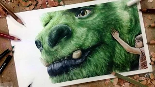 Pete's Dragon : Drawing Pete & Elliot