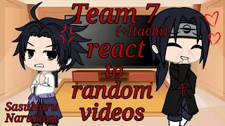 [Rus/Eng] Team 7 (+Itachi) react to random videos (Gacha Club)
