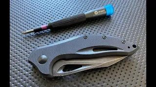 How to disassemble and maintain the Steel Will Knives Screamer