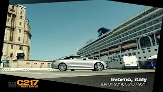 New S-Class Coupé: S 500 and S 63 AMG (C217) on Test Drive in Italy