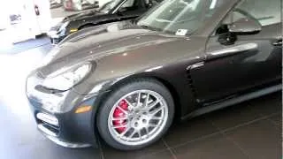 2013 Porsche Panamera GTS Carbon Grey Carmine Red Beverly Hills California Sale