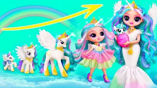 Princess Celestia Became Giga Rich / 32 LOL OMG DIYs