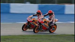 Joaquín debuta como piloto de MotoGP con Marc Márquez en el circuito de Jerez - Joaquín, El Novato