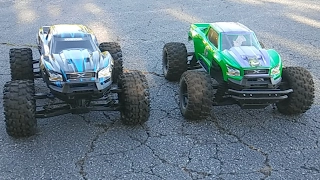 2 Traxxas Xmaxx's  Running - Live :)!