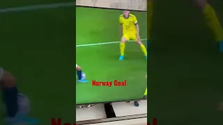 Haaland score 1-0 against Sweden