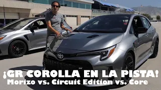 TOYOTA GR COROLLA: Comparamos el Core, el Circuit Edition y el Morizo en la pista. ¡Hay diferencias!