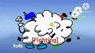 rainbow gold fight cloud logo remake