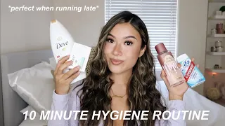 MY EVERYDAY 10 MINUTE HYGIENE ROUTINE *GREAT FOR SCHOOL, WORK, MOMMIES, RUNNING LATE, ETC.*