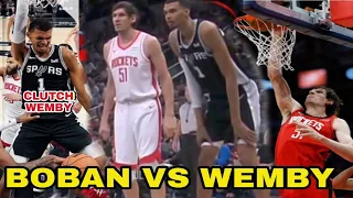 Clutch Wembanyama 21 Points versus the Rockets | Boban Vs. Wemby