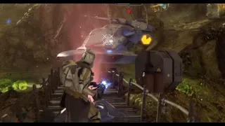 Playing some Star Wars Battlefront 2 with mods in Felucia Map