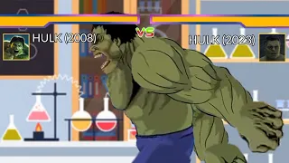 [DC2] HULK 2008 vs HULK 2023 | ANIMATION with healthbars