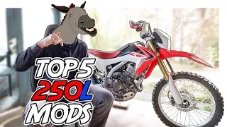 Top 5 Performance Mods For Your CRF250L