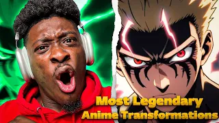 Top 20 Most Legendary Anime Transformations REACTION