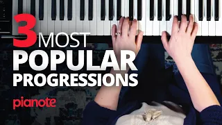 The Three Most Popular Chord Progressions (Full Piano Lesson)