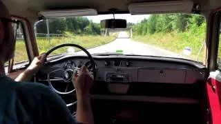 Driving a Austin A55 Cambridge 1960