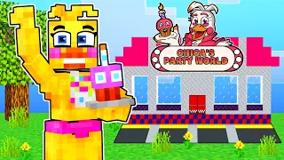 Building Chica Their Own FNAF Pizzeria In Minecraft!