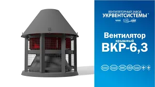 Вентилятор ВКР 6,3 крышный дымоудаления