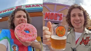 Trying food from The Simpsons in REAL LIFE!
