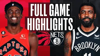 Toronto Raptors vs. Brooklyn Nets Full Game Highlights | Oct 21 | 2022 NBA Season