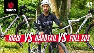 Rigid Vs Hardtail Vs Full Suspension Mountain Bike | What's More Fun For XC?