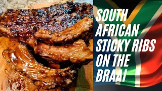 South African style Sticky Braai Pork ribs