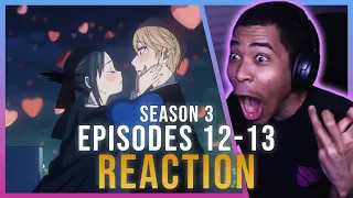 AMAZING SEASON FINALE 👏😭 | Kaguya-sama: Love Is War Season 3 Episodes 12 and 13 REACTION