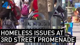 Santa Monica Third Street Facing Homeless Problem, Along With Economic Struggles | NBCLA