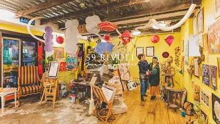 素敵なアートがギュッとつまった場所「59 Rivoli」｜世界中のアーティストが集うアトリエ・アートギャラリーツアー｜パリ暮らし｜日常Vlog