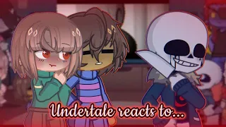 Undertale reacts to Carbon || Killer Sans || Request