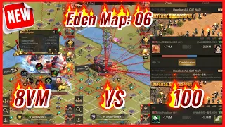 Eden Map:06 ''Guild 100 is Giving 8VM Guild a Hard Time'' 💪👊🔥 - Last Shelter Survival