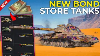 WG Added New Tanks to Bond Store | World of Tanks