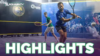 "Ever Seen Him Play This Well?" | Brownell v Gawad | HSC Houston Men's Squash Open | RD2 HIGHLIGHTS
