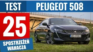 Peugeot 508 GT 1.6 PureTech 225 KM (2019) - TEST PL