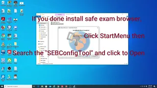 How to install and set configuration of Safe Exam Browser