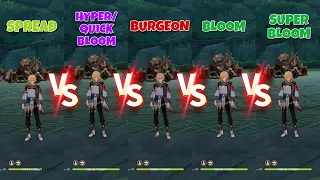 Kaveh Spread Hyper/Quickbloom Burgeon Bloom & Superbloom Team Comparisons! What’s Kaveh’s Best Team?