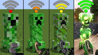 minecraft physics with different Wi-Fi Realistic be like
