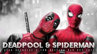 Deadpool and Spiderman edit ft bad boy 🔥 Bad boy edit ft ryan Reynolds and tom Holland #badboy