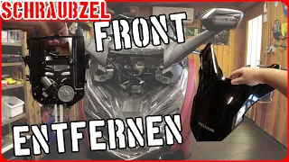 🔧 Honda Forza Front entfernen (Blende,Windschildmechanik ...)