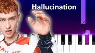 Regard & Years & Years - Hallucination  (Piano Tutorial)