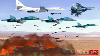 Massive fire!! TU-160 • SU-34 • Missile Launch • Destroy Target