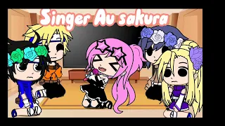 Team 7 (without kakashi) and Ino and hinata react to Sakura Aus~ Sasusakunaru