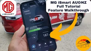 📲 How to use MG iSmart App NZ & AU on MG ZS EV -- Complete Tutorial with Every Function Explained