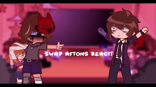 ☆ Swap Aftons react to their original selves || gcrv ! || afton family || swap AU ||☆