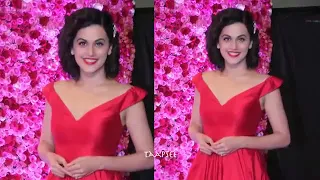 Taapsee Pannu HOT Cleavage At Lux Golden Rose Awards 2016