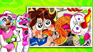 Try Not To Laugh DELICIOUS GLAMROCK CHICA REACT with Funtime Foxy